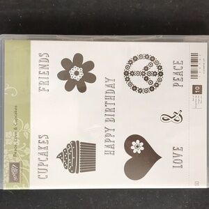 Peace, Love & Cupcakes Stampin Up stamp set